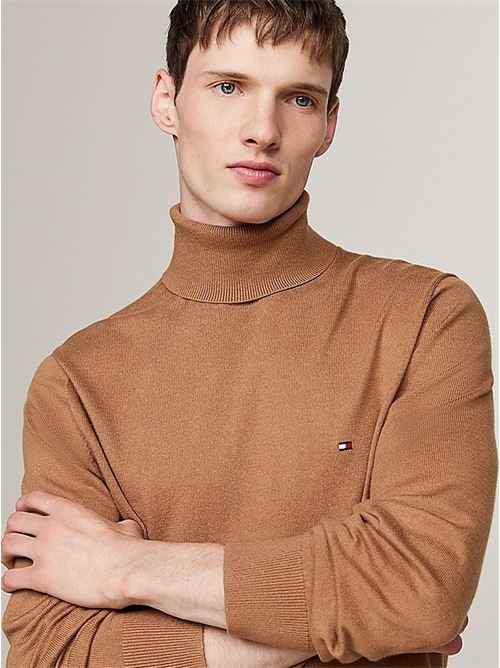 pima org ctn cashmere roll neck Tommy Hilfiger | MW0MW28048RBC.RBC